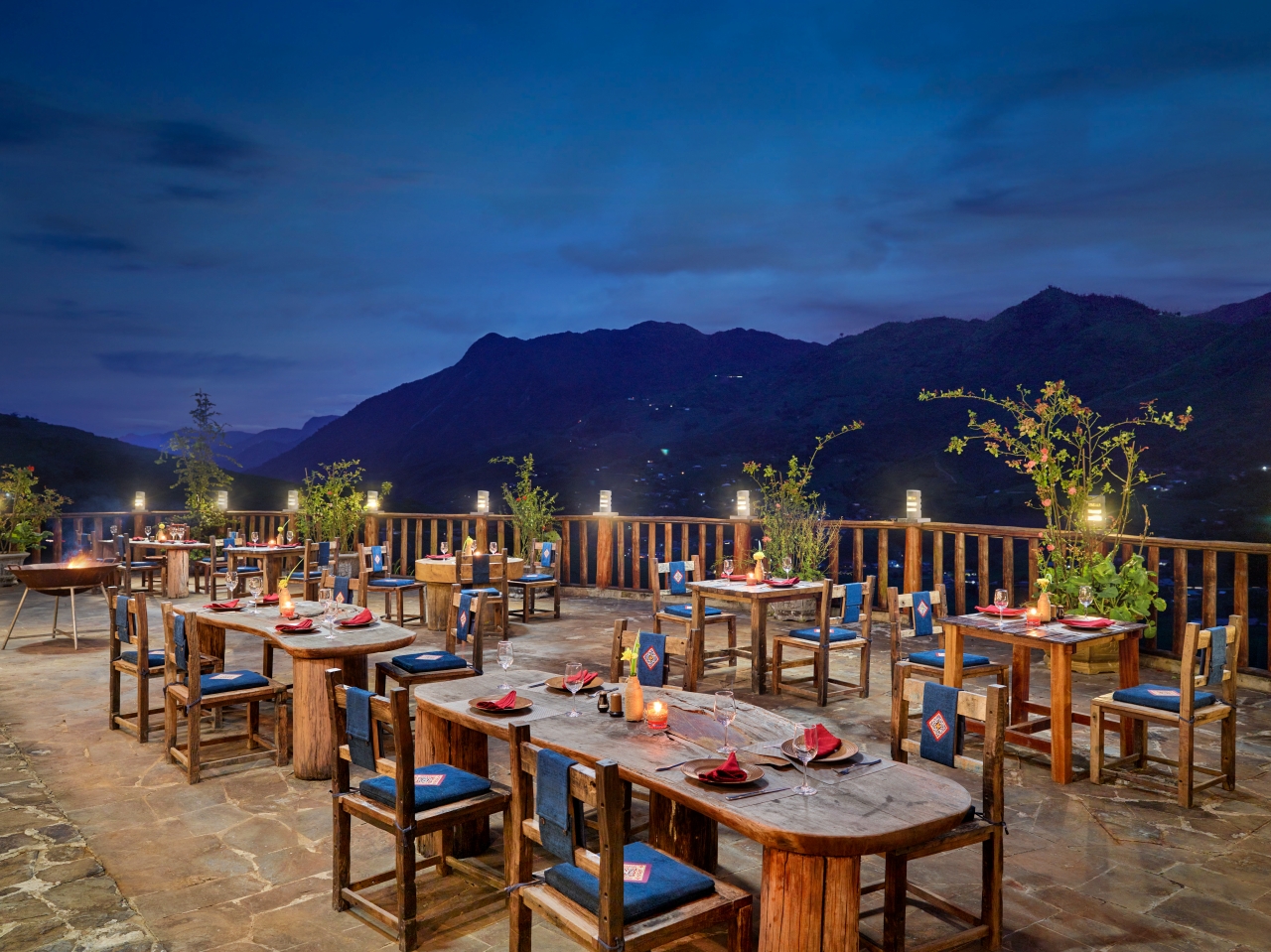 Nhà hàng tại Laxsik Ecolodge homestay sapa